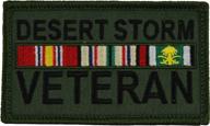 desert storm veteran piece green logo