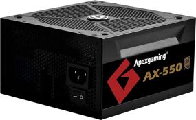 img 3 attached to 💪 ApexGaming AX-550 PSU: New 2020 High Performance 550W 80+ Bronze Certified Silent Gaming Power Supply with Anti-Vibration Technology