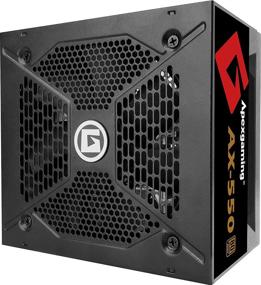 img 1 attached to 💪 ApexGaming AX-550 PSU: New 2020 High Performance 550W 80+ Bronze Certified Silent Gaming Power Supply with Anti-Vibration Technology