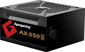 img 2 attached to 💪 ApexGaming AX-550 PSU: New 2020 High Performance 550W 80+ Bronze Certified Silent Gaming Power Supply with Anti-Vibration Technology