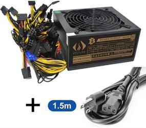 img 3 attached to 💡 HVVH 1600W Silent Noise Reduction Miner/PC GPU Power Supply 87 Plus Gold - Designed for US Voltage 110V