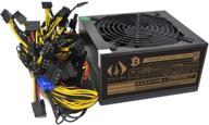 💡 hvvh 1600w silent noise reduction miner/pc gpu power supply 87 plus gold - designed for us voltage 110v logo