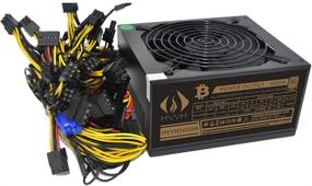 img 4 attached to 💡 HVVH 1600W Silent Noise Reduction Miner/PC GPU Power Supply 87 Plus Gold - Designed for US Voltage 110V