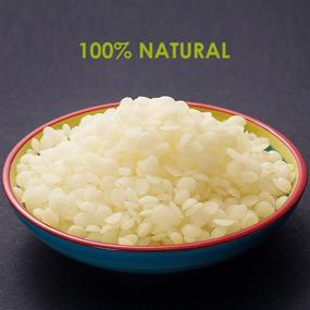 img 1 attached to 🕯️ Pure White Beeswax Pellets 1 lb (16 oz) - Natural, Cosmetic Grade Pastilles by YIIA