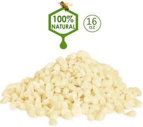 img 2 attached to 🕯️ Pure White Beeswax Pellets 1 lb (16 oz) - Natural, Cosmetic Grade Pastilles by YIIA