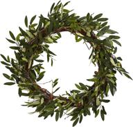 green olive wreath, 20-inch, from nearly natural логотип