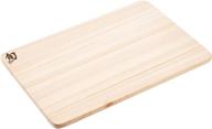 🔪 shun dm0816 hinoki cutting board, medium: enhance precision and style in your kitchen logo