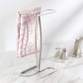 img 3 attached to MDesign Decorative Modern Fingertip Holder Bath for Bathroom Accessories
