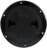 seaflo black circular non slip inspection hatch with detachable cover - 4-8 inches: slip-proof & convenient access solution логотип