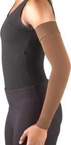 img 4 attached to Truform Lymphedema Compression Arm Sleeve, Medium Size, Beige - Post Mastectomy Support with Dot Top Grip Band, 20-30 mmHg