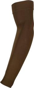 img 1 attached to Truform Lymphedema Compression Arm Sleeve, Medium Size, Beige - Post Mastectomy Support with Dot Top Grip Band, 20-30 mmHg