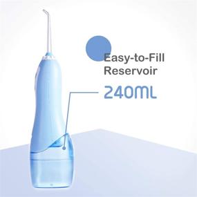 img 2 attached to 💦 IntellVision Water Flosser with USB Charging - Professional Cordless Dental Oral and Nasal Irrigator for Home and Travel, Braces & Bridges Care