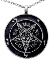 ohdeal4u pendant necklace baphomet stainless logo