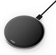 📱 smpl. fast wireless charger, 10w wireless charging pad, compatible with iphone 12/12 pro/11/xs max/xr/xs/x/8/8+, samsung galaxy s10/s9/s9+/s8/s8+/note 9, and more (black) logo