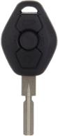 🔑 eccpp 1x keyless entry remote key fob replacement for bmw 3 series 318i 318is 320i 328ci 323i 325ci 325i 325xi 330ci 328i, 5 series 525xi 530xi, 6 series 550i 645ci, 7 series 740i 740il 750il, 8 series 840ci, lx8 fzv, 315mhz lx8fzv, 6955750 logo