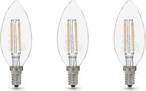 img 4 attached to AmazonBasics Dimmable Candelabra with Extended Lifespan