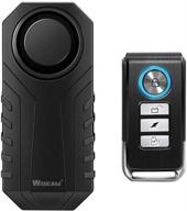 🚲 wsdcam 113db wireless vibration motion sensor bike alarm - waterproof motorcycle alarm with remote control logo