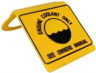 🔶 yellow coolant bottle cap for jeep cherokee xj, grand cherokee zj, wj, wrangler tj logo