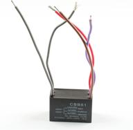 podoy 5-wire ceiling fan capacitor for bm cbb61 – 250vac 4.5uf+5uf+6uf, 50/60hz compatible logo
