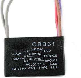 img 2 attached to Podoy 5-wire Ceiling Fan Capacitor for BM CBB61 – 250VAC 4.5uf+5uf+6uf, 50/60Hz Compatible