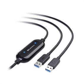 img 4 attached to 💻 Эффективный кабель для передачи данных USB 3.0: Кабель Cable Matters PC to PC Connector для Windows и Mac с совместимостью с PCMover - Включая PClinq5 и Bravura Easy Computer Sync в 6,6 футов