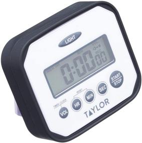 img 3 attached to 🍳 Taylor Pro Heavy-Duty Digital Kitchen Timer - Splash-proof, Impact-Proof, and Water-Resistant Chef's Countdown Clock for Cooking - Plastic/White