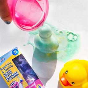 img 2 attached to 🛁 Наслаждайтесь яркими пузырьковыми весельями с детскими моющими шарами Мистера Мыльца - 4 упаковки с крутыми пенящимися шарами и игрушками для ванны в форме химического буртика