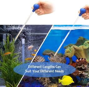 img 3 attached to 🐠 2-Piece Coral Feeder Set: 35 cm and 25 cm Long Acrylic Marine Fish Reef Feeding Tool for Accurately Feeding Coral Spots, Anemones, Corals, Brine Shrimp & More, Suitable for Most Aquarium Organisms