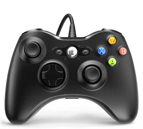 img 4 attached to Проводной контроллер YAEYE для Xbox 360 - Dual-Vibration Turbo - Совместим с PC и Xbox 360 / 360 Slim
