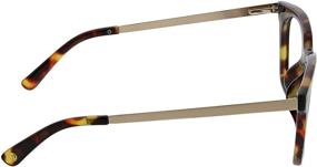 img 2 attached to Peepers by PeeperSpecs Women's Limelight Oversized Blue Light Blocking Reading Glasses - Tortoise Frame, 50+2 Strength: Product Review & Purchase Guide