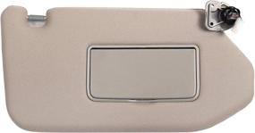 img 4 attached to 🌞 Ezzy Auto Tan Right Passenger Sun Visor for Nissan Pathfinder Infiniti QX60 JX35 with Sunroof 96401-9PB0A - Top Quality & Perfect Fit