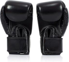 img 3 attached to 🥊 Fairtex Muay Thai Boxing Gloves - BGV1-BR Breathable Gloves - Solid Black Color - Sizes: 12oz, 14oz & 16oz - Training and Sparring Gloves for Boxing, Kick Boxing, and MMA