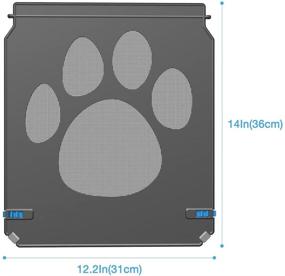 img 1 attached to 🐶 NAMSAN Flap: The Ultimate Replacement Flaps for Pet Screen Door and Dog Door