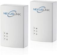 🔌 nexuslink 1200mbps g.hn powerline ethernet adapter kit with gigabit port, power saving, ideal for online gaming & video streaming - stable home network expander (gpl-1200-kit) logo