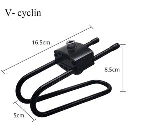 img 2 attached to 🚲 Bike Seat Suspension with Shock Absorber for Mountain Road Leisure Bicycles - Clear Scale, Max Load Capacity: 330 lbs