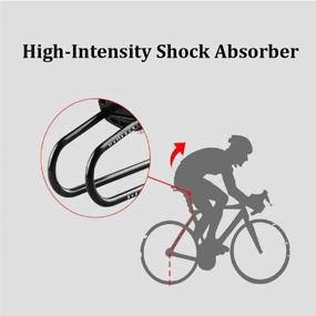 img 1 attached to 🚲 Bike Seat Suspension with Shock Absorber for Mountain Road Leisure Bicycles - Clear Scale, Max Load Capacity: 330 lbs