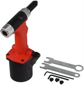img 4 attached to 🔧 SHININGEYES Heavy Duty Air/Hydraulic Rivet Gun - Professional Riveting Tool, 1/4" Air Power Tool, Non-Suction Style