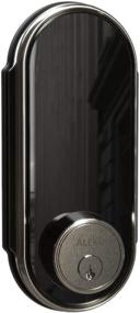 img 2 attached to Enhance Security with ALEKO 2-in-1 Keyless Entry Smart Door Lock - Satin Nickel
