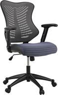 modway clutch ergonomic mesh computer desk office chair gray review and best price logo