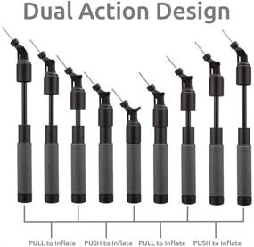 img 3 attached to ⚽ Sports Stable Ball Pump: 5 Needle Dual-Action Air Pump for Basketball, Football, Soccer, Volleyball & More