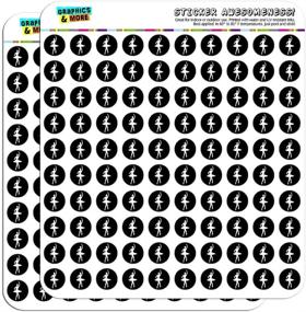 img 2 attached to Ballerina Calendar Scrapbooking Crafting Stickers