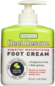 img 2 attached to 👣 ProFoot Heel Rescue Superior Moisturizing Foot Cream 16 oz (Pack of 4): Revitalize and Hydrate Your Feet with this Incredible Offer!