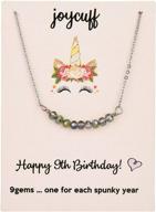 celebrate her special day with crystal gem bead necklaces: perfect birthday gifts for girls, ages 7-16 & beyond! logo