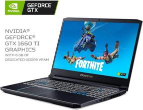 img 3 attached to Acer Predator Helios 300 Gaming Laptop, Intel Core i7-9750H, GTX 1660 Ti, 15.6-inch Full HD 144Hz Display, 3ms Response Time, 16GB DDR4, 512GB PCIe NVMe SSD, RGB Backlit Keyboard, PH315-52-710B