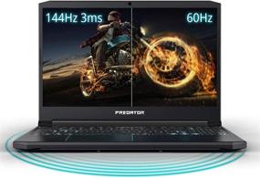 img 2 attached to Acer Predator Helios 300 Gaming Laptop, Intel Core i7-9750H, GTX 1660 Ti, 15.6-inch Full HD 144Hz Display, 3ms Response Time, 16GB DDR4, 512GB PCIe NVMe SSD, RGB Backlit Keyboard, PH315-52-710B