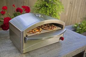 img 1 attached to 🍕 Camp Chef Italia Artisan Pizza Oven: Premium Stainless Steel, Versatile 15" x 26" x 16" Design