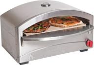 🍕 camp chef italia artisan pizza oven: premium stainless steel, versatile 15" x 26" x 16" design логотип