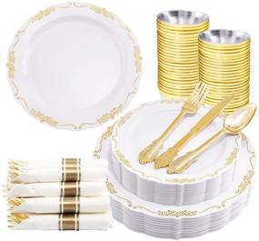 img 4 attached to U QE Silverware 25Dinner 25Dessert 25Napkins