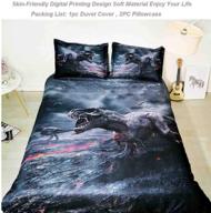 esydream tyrannosaurus jurassic dinosaur bedding logo