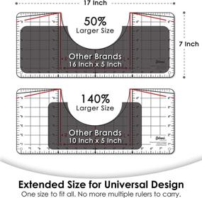 img 1 attached to Tshirt Ruler Guide for Perfect Vinyl Alignment: The Ultimate Tool for Centering Designs and Measuring Heat Press Placement